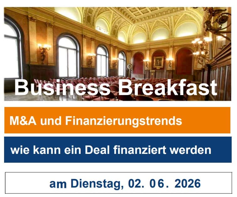 Business Breakfast | M&A und Finanzierungstrends